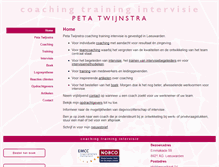 Tablet Screenshot of petatwijnstra-coaching.nl